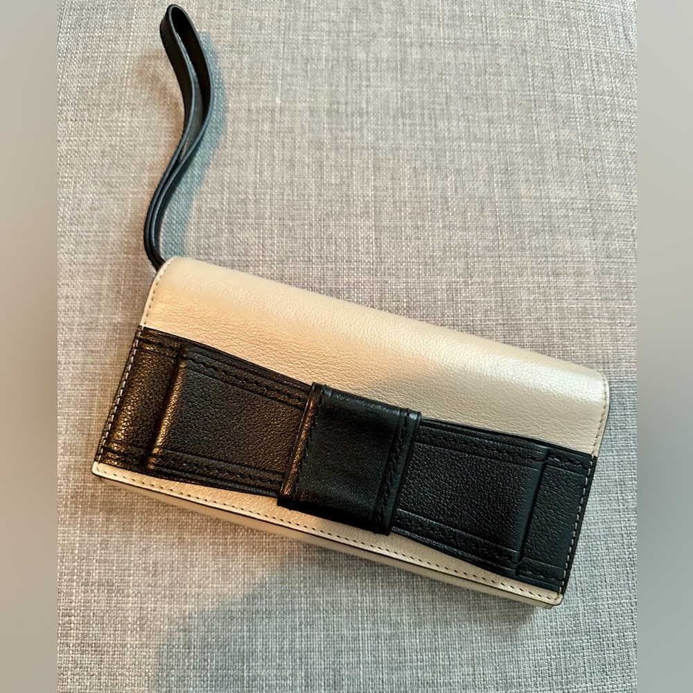 Kate Spade Elegant Black and Cream Women's Clutch or Wristlet